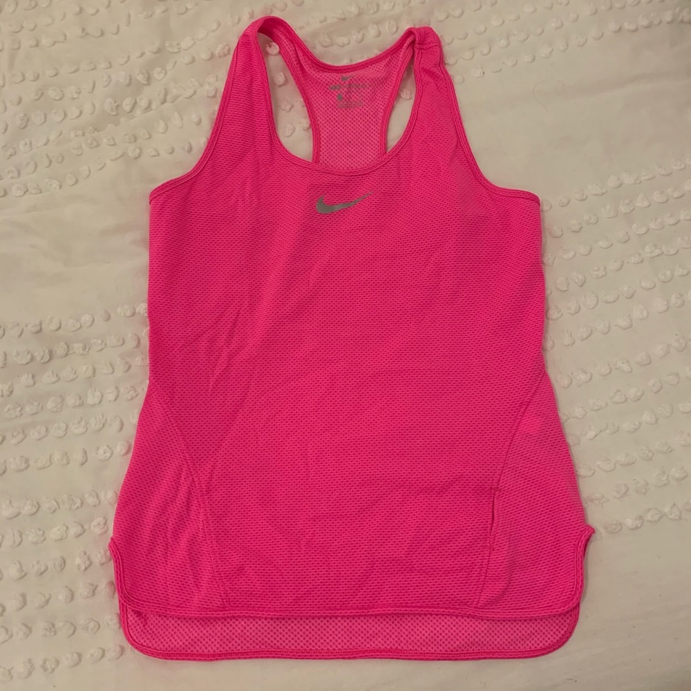 Nike neon pink workout tank size s - Picture 1 of 2